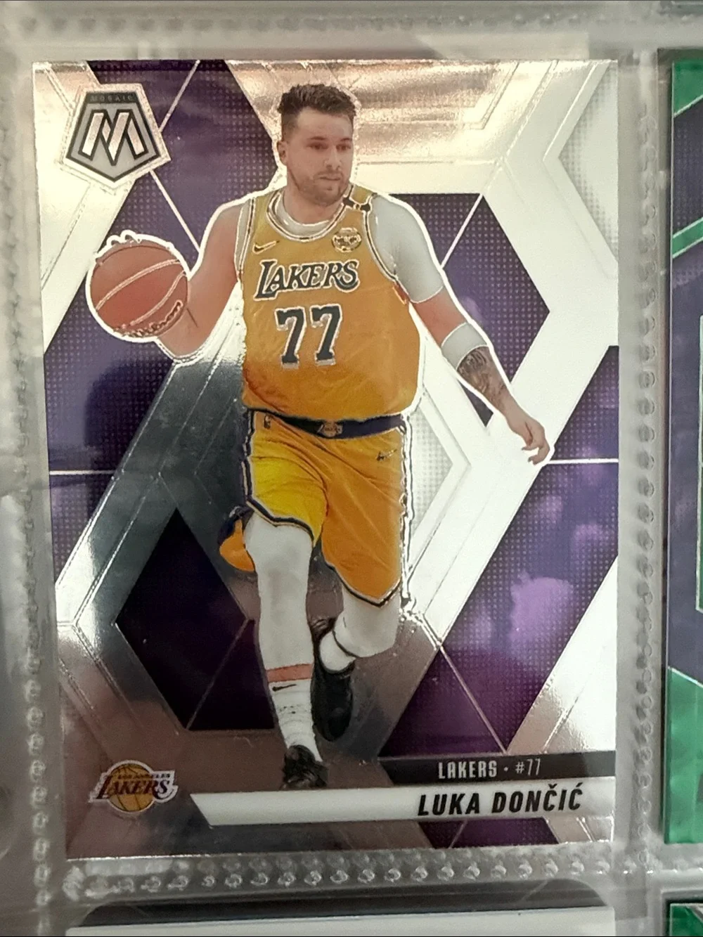 Luka Dončić Los Angeles Lakers Trading Card - Gold Jersey
